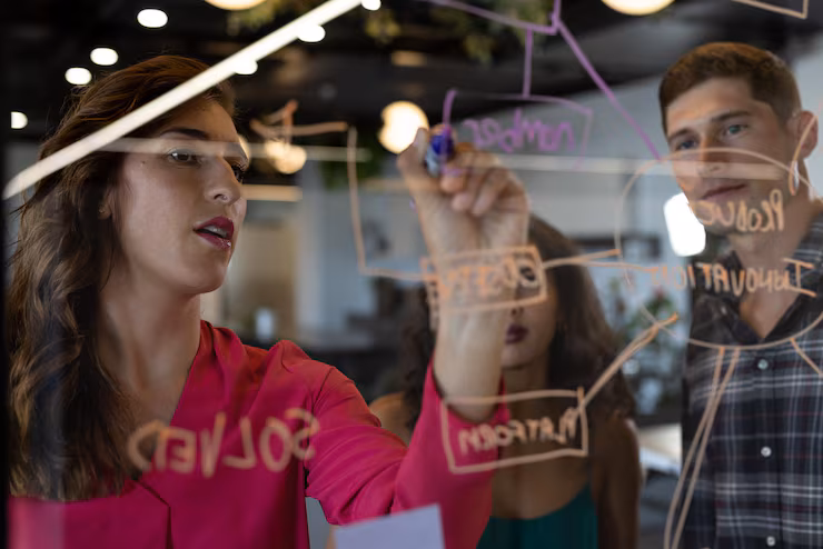 Tableau de bord analytique sur écran